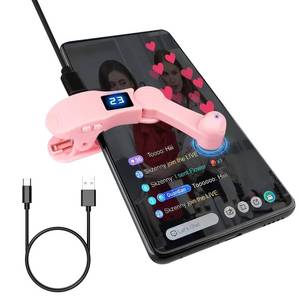lot 20499 image: HalfofLife Auto Clicker for iPhone & TikTok Live - Auto Tap, Auto Screen Tapper for Smart Phone, Customizable Timing for Social Media, Broadcasts Likes, Lightning Deal, Reward Task (Pink) - Retail $9