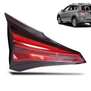 lot 21431 image: Tail Light Inner Compatible With 2016 2017 2018 Toyota Rav4 Left Driver side Rear Taillight Replace 815800R031 Halogen - Retail $57