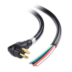 Cable Matters 4 Prong Replacement 50 AMP RV Power Cord - 25ft, 6/8 AWG, Generator Extension Cord, Compatible with Tesla Plug/EV Plug / J1772 Connector (NEMA 14-50P to 4 Wire) - Retail: $136