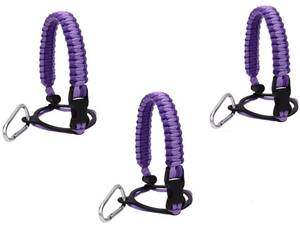lot 21444 image: DPWOUM 3Pcs Water Bottle Handle Strap for Outdoor Camping Water Bottle Water Bottle Handle Strap Paracord Handle with Safety Paracord Handle Carabiner Water Bottle Holder Lanyard,Water Accessories - Retail $10