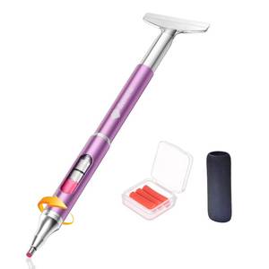lot 21473 image: benote Diamond Art Painting Pen Refillable Wax Pen for Diamond Art Kit Accessories Self-Stick Drill Pens with Metal Correction Plate for 5D Craft DIY Nail - B18 - Retail $12