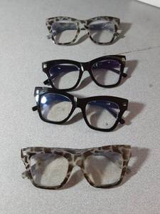 lot 21518 image: Eyekepper 4-Pack Progressive Multifocus Reading Glasses Blue Light Blocking for Women No Line Multifocal Readers 1.5 - Retail $30