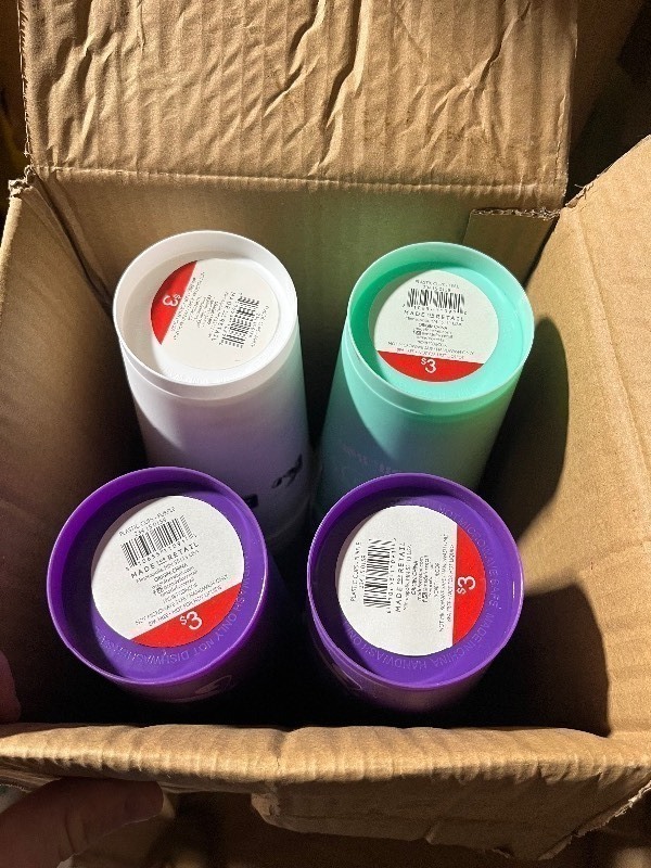 lot 630 image: Bundle of 24 Reuseable Quirky-Jokes Large Cups - Great for Having for Camping or just Extra Party Cups - Assorted Colors
