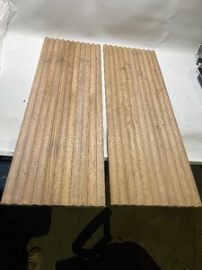 lot 200 image: 2 Pieces Wood design Curvable Decor Pieces 1 x 36