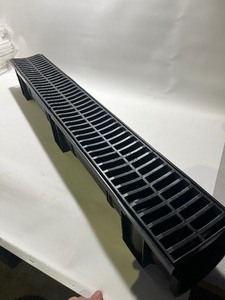 lot 199 image: 4 x 4 Washout Drain - PVC Black Professional Quality