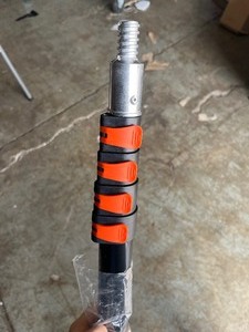 lot 73 image: 5 Extension Pole Light Weight - 4 Tier Threaded Tip Great for any Painting Dusting Etc - Foam Grips