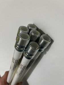 lot 169 image: Bundle of 5 Everbilt SIDE MOUNT RUN-OFF DRAIN TUBES - 63 in x � in MIP