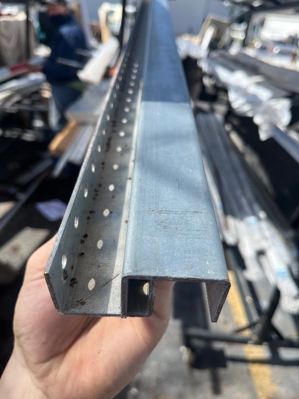 lot 331 image: Bundle of 2 10 Commercial Quality Steel U Channel - Great Metal Stock
