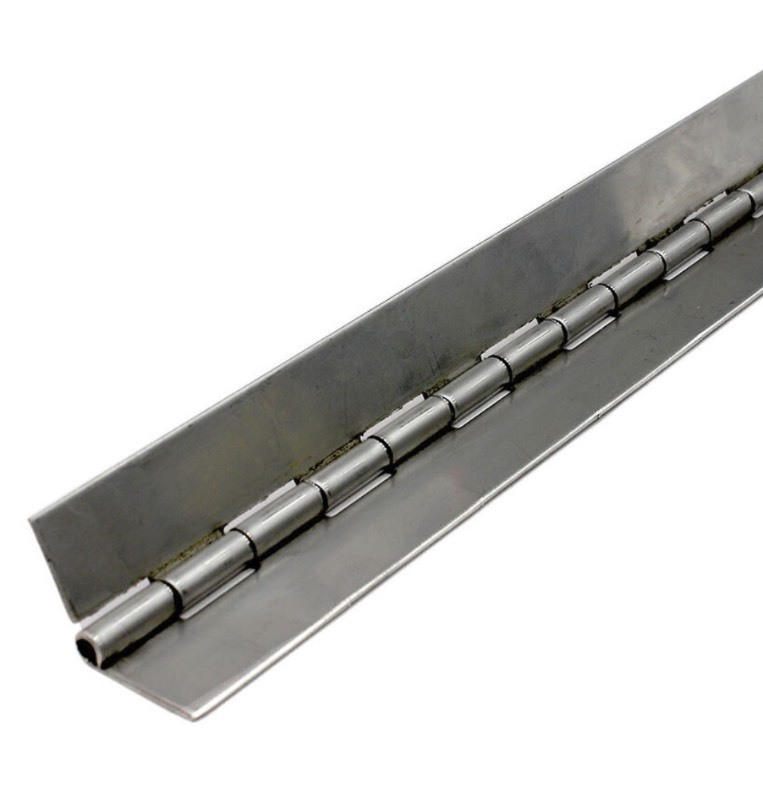 lot 118 image: Steel Industrial Grade Piano Hinge 1 x 6 - 2 When completely Open