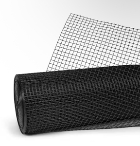 lot 24 image: 36 x 100 12inch Hardware Cloth, Black Vinyl Coated Chicken Wire Fence Galvanized Welded Mesh Roll for Home Garden Rabbit Cage