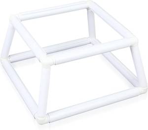 lot 5292 image: Janinka Double Embroidery Hoop Stand Cross Stitch Frames 2-Tier Rectangular Cross Stitch Embroidery Snap Frame DIY Sewing Tool for Quilting Silk-Painting 9.6 x 9.6, 11.6 x 11.6 in