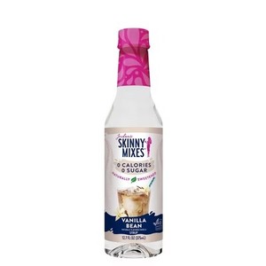 lot 5299 image: Jordans Skinny Mixes Naturally Sweetened Sugar Free Vanilla Bean Coffee Flavoring Syrup - 12.7 fl oz
