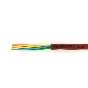 lot 5313 image: Thermostat Wire - Solid Copper 18 Gauge - CL2 - Power Circuit Cable (185Green, 100ft)
