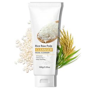 lot 5361 image: NovaCharm Rice Foaming Cleanser - Rice Face Wash for Oily Skin - Facial Cleanser for Women Men - Gentle Face Cle anser, Deep Cleansing Pores, Gentle Exfoliation,Moisturizing, Oil Control