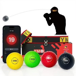 lot 5387 image: YMX BOXING  Ultimate Reflex Ball Set with Counter App - Great for Reflex, Timing, Accuracy, Focus & Coordination Training for Boxing, MMA and Krav Mega