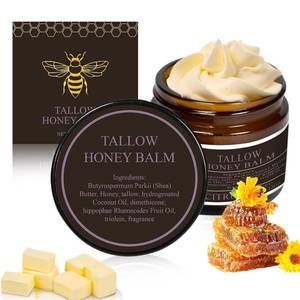 lot 5400 image: New Beef Tallow for Skin - Natural Tallow and Honey Balm, Face Moisturizer Hydrating for Dry Skin - Lavender