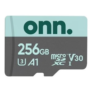 lot 5430 image: onn 256 GB microSDXC U3 Memory Card with Adapter