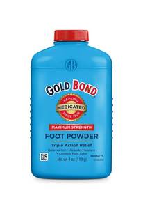 lot 5468 image: Gold Bond Medicated Foot Powder 4 oz., Maximum Strength Odor Control & Itch Relief