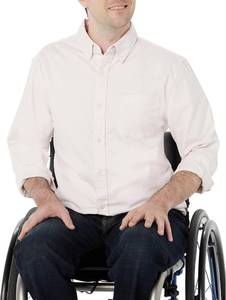 lot 5486 image: Amazon Essentials Mens Long Sleeve Shirt - Regular-Fit, Pocket Stretch Oxford Shirt, Color Light Pink, Size 4XL