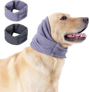 lot 5545 image: 2 PCS Quiet Ears for Dogs, Adjustable Dog Ear Muffs for Noise Protection, Soft Dog Noise Canceling Ear Cover Wrap Anxiety Relief Hoodie for Fireworks Thunder,M
