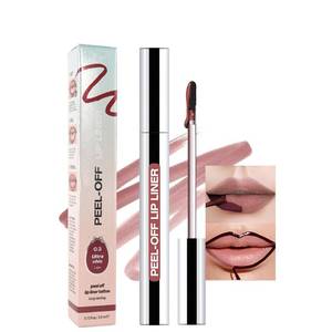 lot 5650 image: Matte Liquid Lip Stain Peel Off Lip liner Tattoo, Brownish Red Matte Peel Off Lip Stain, Long Lasting Waterproof Lipstick Lip Gloss Stain, Transfer-proof for All Skin Types, 0.12 fl oz 03#