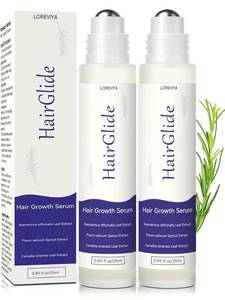 lot 5808 image: Hair Growth Serum Roll On, Rosemary Oil for Hair Growth, Be Roll On Rosemary Plant Essential Oils Extract Helps Support Body Thicker Fuller Hair for Men Women Pick