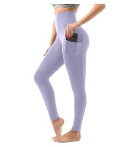 lot 4578 image: Buttery Soft Tummy Control Workout Leggings with Pockets for Women High Waisted Athletic Yoga Pants SIZE M
