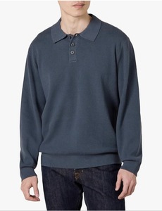 lot 4599 image: Amazon Essentials Mens Relaxed-Fit Knit Polo Sweater SIZE XXL
