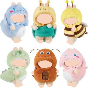 lot 4654 image: Simgoing 6 Set Animals Clothes Outfits for 17cm Doll Bee Shark Dinosaur Little Mantis Turtle Outfit Cute Doll Clothes Toys Dress Accessories for Collector Fans Display
