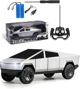 lot 4678 image: Powvan RC Car Toy with Remote Control Dual Motor Dual Battery Truck RC Car 2.4 Ghz Agile and Convenient Control 118 Model Truck Light Effect Age for 3 4 5 6 7 Year Old