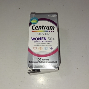 lot 4702 image: Centrum Silver Multivitamin Tablets for Women 50, 100 Count