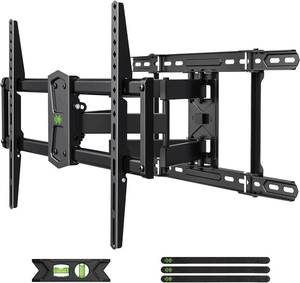 lot 4709 image: USX Mount Full Motion TV Wall Mount 42-84 TVS, Fits 16 18 or 24 Studs, Heavy Duty TV Mounts Bracket with Dual Articulating Arms Tilt Swivel Extension Max VESA 600x400mm, Weight Capacity 110lbs