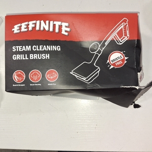 lot 4717 image: EEFINITE STEAM CLEANING GRILL BRUSH RED