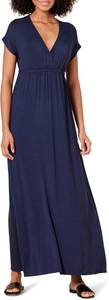 lot 4739 image: Amazon Essentials Womens V Neck Short Sleeve Waisted Maxi Dress&nbsp