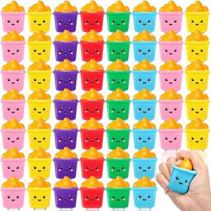 lot 4797 image: HyDren 24 Pcs Mini Dumpster Stress Relief Balls Bulk for Adults Coworker Team Gift Dumpster Anxiety Relief Gift PU Stress Balls Office Desk Accessories