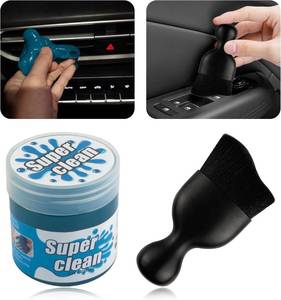 lot 4814 image: OFBAND Car Interior Detailing Kit with 1Car Cleaning Gel  1Car Detailing Brush,Car Cleaning Supplies for Dust Removal,Interior Car Cleaning Kit for Dashboard,Keyboard,Air Vent
