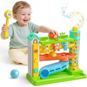 lot 4839 image: Musical Toys for 1 Year Old Boy, 1st First Birthday Boy Gifts, Bilingual Learning Toys with Music Light, Toddlers Toy 1-2 Yr, Gifts Presents for 1  Year Old Boy Girl