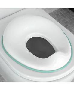 lot 4840 image: Jool Baby Kids Potty Training Seat - Splash Guard, Non-Slip & Free Storage Hook - Unisex - Blue - 12-36months