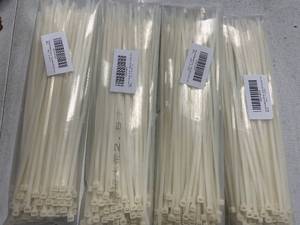 lot 5863 image: 4 Packages Heavy-Duty Self-Locking Nylon Zip Ties 100-Pack (10.24), 48lb Tensile Strength, Extreme Temp (-40  to 200 ), UV & Weather Resistant Indoor Outdoor Cable Ties for Fence & Wire Ducts