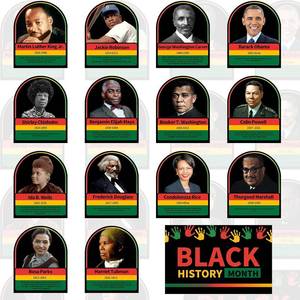lot 5871 image: EIHFHIE Black History Month Posters Classroom Decorations,Black History Month Poster Inspire Students,15 Pieces Educational And Learning Activities For student