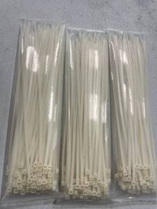 lot 5872 image: 3 Packages Heavy-Duty Self-Locking Nylon Zip Ties 100-Pack (10.24), 48lb Tensile Strength, Extreme Temp (-40  to 200 ), UV & Weather Resistant Indoor Outdoor Cable Ties for Fence & Wire Ducts