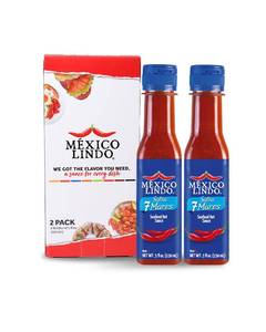 lot 5879 image: Mexico Lindo 7 Mares Hot Sauce, 5 Fl Oz (Pack of 2)
