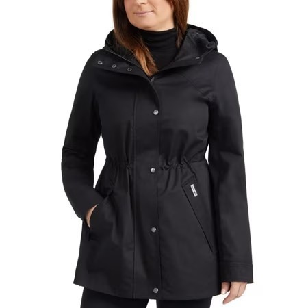 lot 1737 image: Hunter Womens Water Resistant Jacket Black Small (Discoloration spot on shoulder)