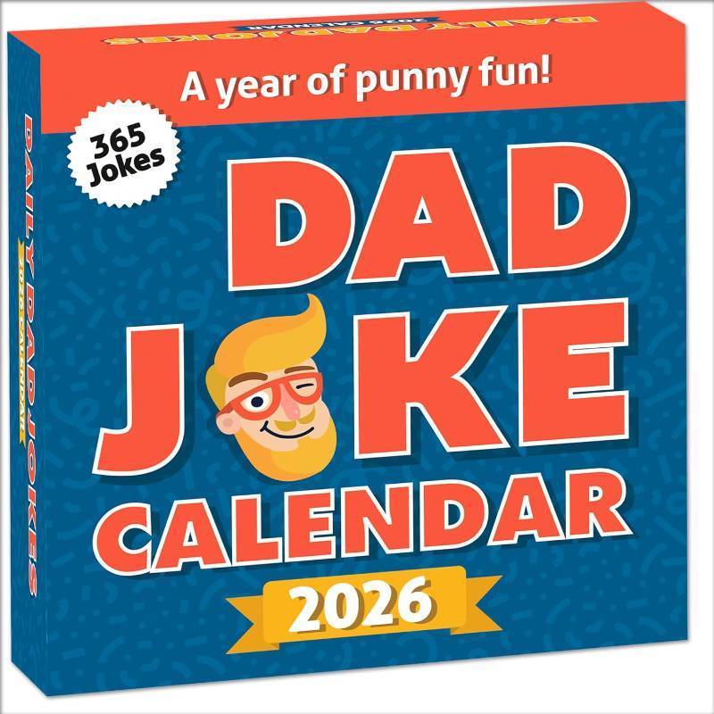 lot 2353 image: Dad Joke Calendar 2026  Page A Day Tear Off Calendar Gift For The Dad Joke Lover, Great Christmas Gift, Funny Daily Dad Jokes Desk Calendar, Stocking Stuffer Gift For Men & Women, 365 New Jokes & Puns for The New Year