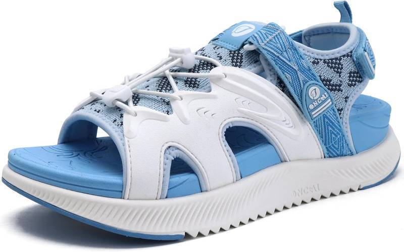 lot 2474 image: ONCAI Walking Sandals for Women,Sport Athletic Hiking Sandals With Arch Support Orthotic Outdoor Footbed for Plantar Fasciitis, Sandalias Mujer with Adjustable Straps SIZE 11