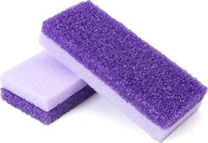 lot 6754 image: Foot Pumice Stone 2 Pack Pedicure Stone for Feet Pumice Sponge for Feet Callus Remover and Scrubber Double Sided Pedicure Foot Pumice Stone for Feet and Heels Callus and Dead Skins (Purple)