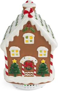 lot 6785 image: ARVIDSSON Christmas Essential Oil Diffuser, Gingerbread House Diffuser for Essential Oils, Ceramic Ultrasonic Oil Diffusers for Home, Holiday Aromatherpay Diffusers Gift for Women and Kids