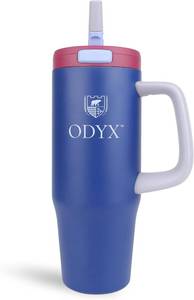 lot 6808 image: Glacier Bottle   32oz Insulated Stainless Steel Water Bottle with Flip Straw Lid, One-Button Open, Leakproof & BPA-Free, Recyclable Travel Tumbler for Work, Home, or Journey (Glacier Dusk)