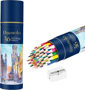 lot 6818 image: finenolo 36 Pack Colored Pencils for Adult Coloring Books, Soft Core, Art Drawing Pencils for Artists Beginners, Coloring Pencils Set with Sharpener for Coloring, Sketching, Painting