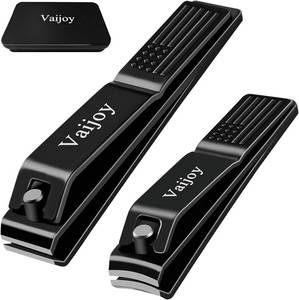 lot 7181 image: Nail Clippers Set with Fingernail Toenail Clipper Cutters Stainless Steel Sharp Sturdy Trimmer Set for Men Women with Tin Case